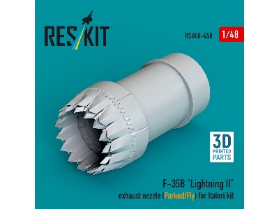 F-35b 'lightning Ii' Exhaust Nozzle (Parked/Fly) For Italeri Kit (3d Printed) - zdjęcie 2
