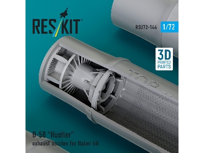 B-58 'hustler' Exhaust Nozzles For Italeri Kit (3d Printed) - zdjęcie 2