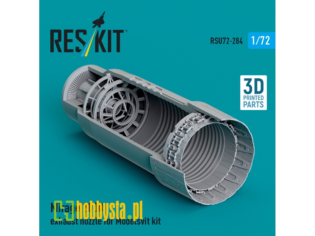 Mirage 2000 Exhaust Nozzle For Modelsvit Kit (3d Printed) - zdjęcie 1 Mirage 2000 Exhaust Nozzle For Modelsvit Kit (3d Printed) - zdjęcie 1