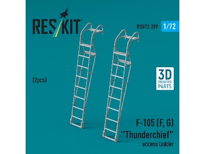 F-105 (F, G) 'thunderchief' Access Ladders (2 Pcs) (3d Printed) - zdjęcie 1