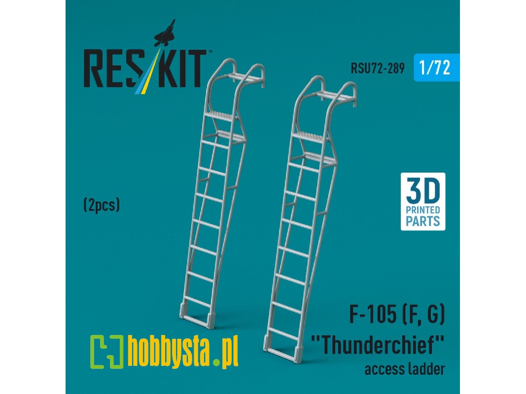 F-105 (F, G) 'thunderchief' Access Ladders (2 Pcs) (3d Printed) - zdjęcie 1 F-105 (F, G) 'thunderchief' Access Ladders (2 Pcs) (3d Printed) - zdjęcie 1