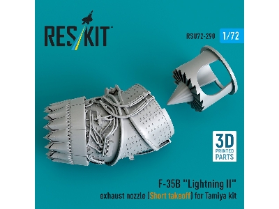 F-35b 'lightning Ii' Exhaust Nozzle (Short Takeoff) For Tamiya Kit (3d Printed) - zdjęcie 1