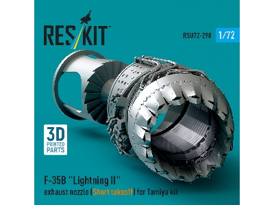 F-35b 'lightning Ii' Exhaust Nozzle (Short Takeoff) For Tamiya Kit (3d Printed) - zdjęcie 3