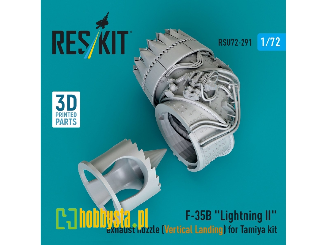 F-35b 'lightning Ii' Exhaust Nozzle (Vertical Landing) For Tamiya Kit (3d Printed) - zdjęcie 1