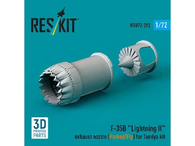 F-35b 'lightning Ii' Exhaust Nozzle (Parked/Fly) For Tamiya Kit (3d Printed) - zdjęcie 1