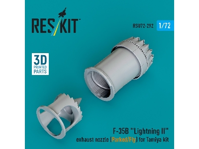 F-35b 'lightning Ii' Exhaust Nozzle (Parked/Fly) For Tamiya Kit (3d Printed) - zdjęcie 2