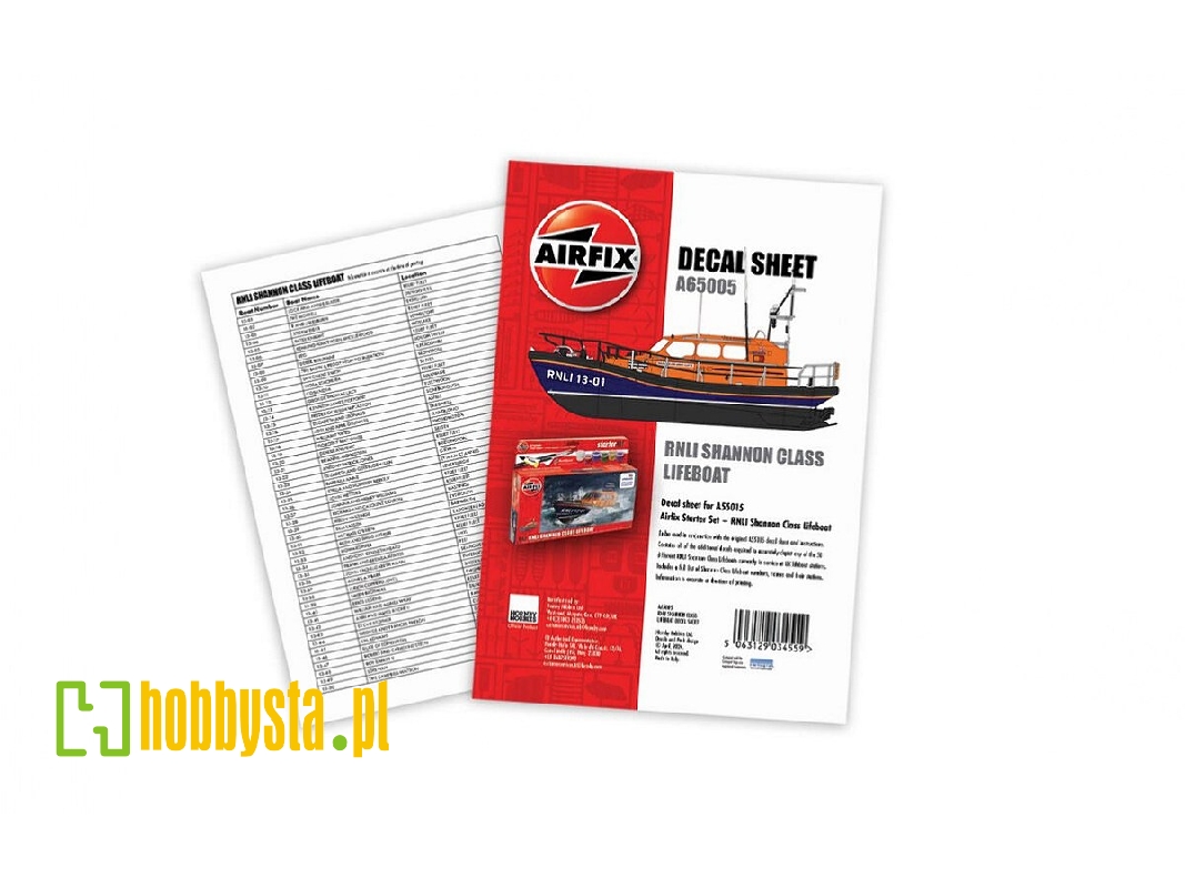 Rnli Shannon Class Lifeboat - Decal Sheet - zdjęcie 1