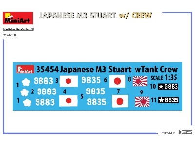 Japanese M3 Stuart  W/crew - zdjęcie 6