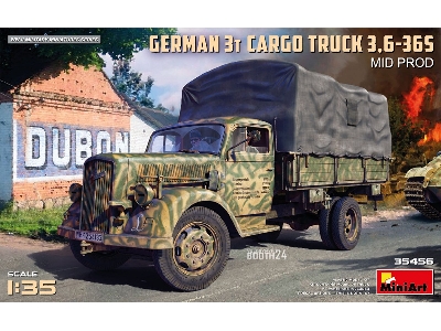 German 3t Cargo Truck 3,6-36s Mid Prod - zdjęcie 1