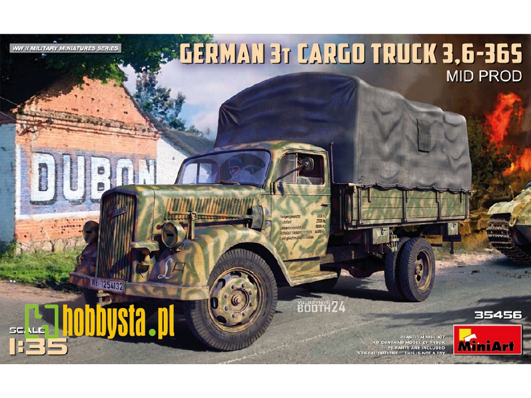 German 3t Cargo Truck 3,6-36s Mid Prod - zdjęcie 1 German 3t Cargo Truck 3,6-36s Mid Prod - zdjęcie 1