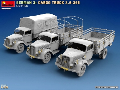 German 3t Cargo Truck 3,6-36s Mid Prod - zdjęcie 2