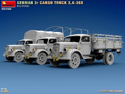 German 3t Cargo Truck 3,6-36s Mid Prod - zdjęcie 5