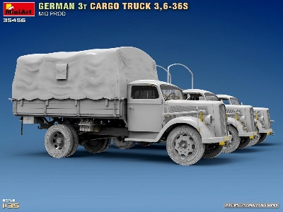 German 3t Cargo Truck 3,6-36s Mid Prod - zdjęcie 6