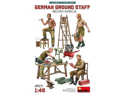 German Ground Staff W/accessories. North Africa - zdjęcie 1