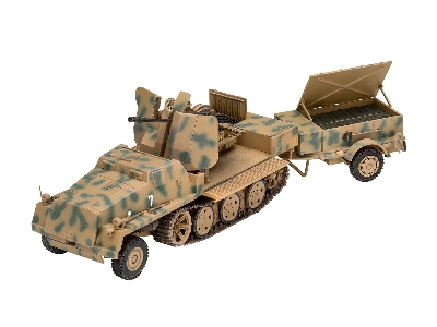 Sws With Flak 43 And Sd.Ah.58 Ammo Trailer Model Set - zdjęcie 4
