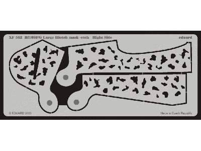  Bf 109F/ G Large Blotch mask-etch 1/48 - maski - zdjęcie 3