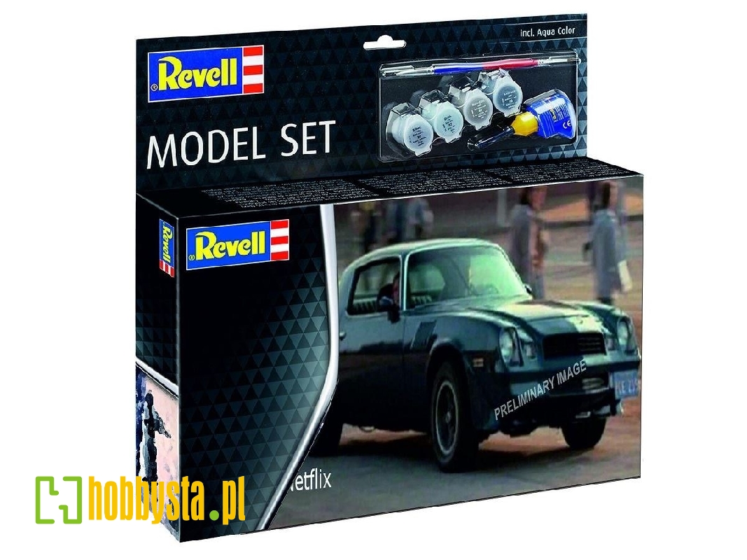 Chevrolet Camaro Z/28 - Stranger Things (Model Set) - zdjęcie 1 Chevrolet Camaro Z/28 - Stranger Things (Model Set) - zdjęcie 1