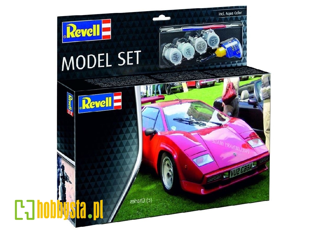 Lamborghini Countach Lp500s Model Set - zdjęcie 1 Lamborghini Countach Lp500s Model Set - zdjęcie 1
