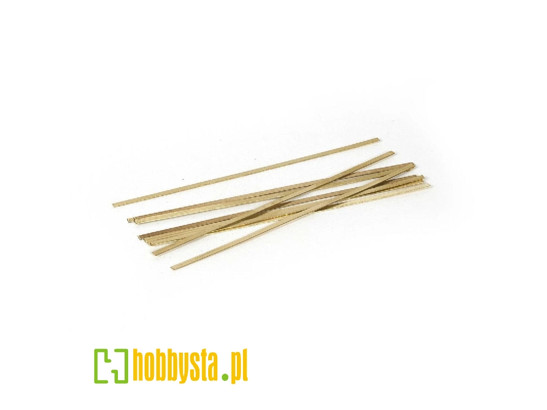 Brass Strip 2 X 100mm (10 Pcs) - zdjęcie 1 Brass Strip 2 X 100mm (10 Pcs) - zdjęcie 1