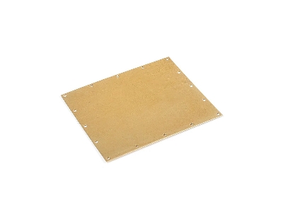 Brass Plate 55 X 47 X 0,3 Mm (10 Pcs) - zdjęcie 1