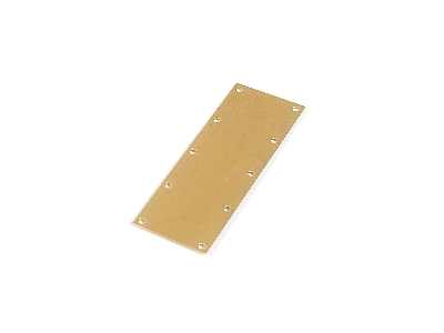 Brass Plate 47 X 16 X 0.3 Mm (10 Pcs) - zdjęcie 1
