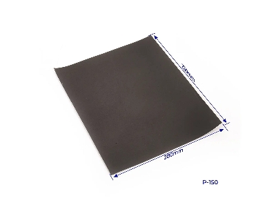 Papier ścierny o ziarnistości 150 - 3 szt. - zdjęcie 2
