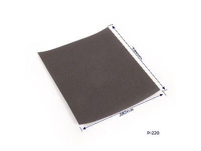 Papier ścierny o ziarnistości 220 - 3 szt. - zdjęcie 2