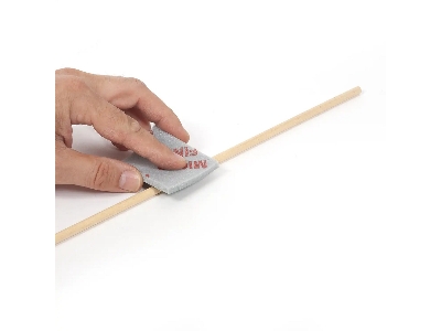 Zestaw papieru ściernego (P-80 + P-150 + P220) + gąbka ścierna - zdjęcie 9