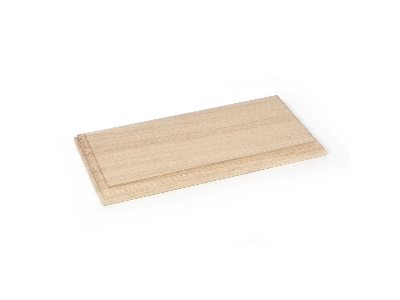 Podstawka modelu 250x120mm dębowa - zdjęcie 1