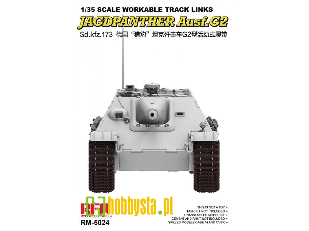 Gąsienice do czołgu niemieckiego Sd.kfz.171 Panther Ausf. A/G - zdjęcie 1 Gąsienice do czołgu niemieckiego Sd.kfz.171 Panther Ausf. A/G - zdjęcie 1