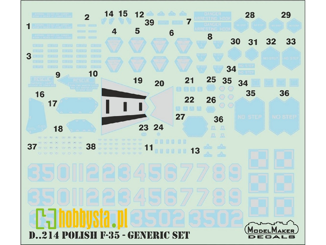 Polish F-35a Generic Set - zdjęcie 1 Polish F-35a Generic Set - zdjęcie 1