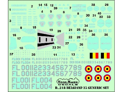 Belgian F-35a Generic Set - zdjęcie 1