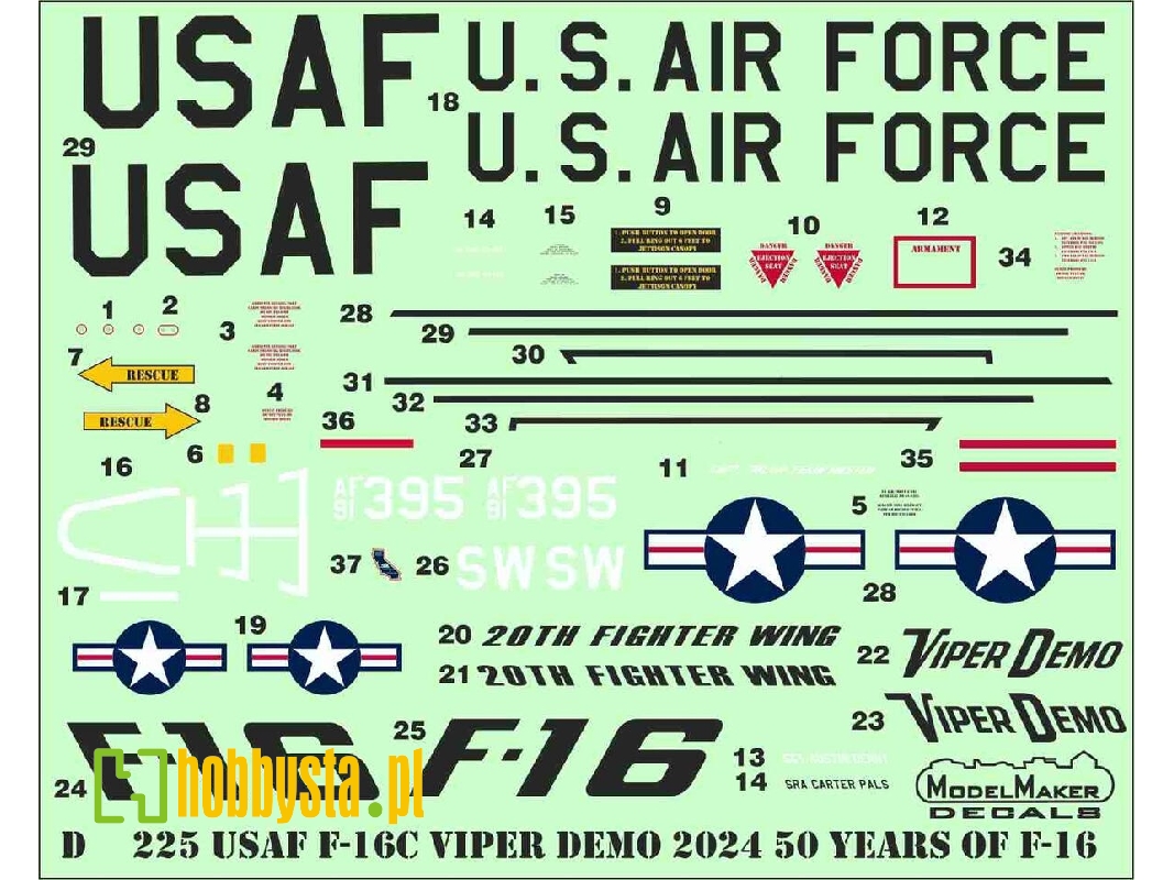 Usaf F-16c Viper Demo 2024, 50 Years Of F-16 - zdjęcie 1 Usaf F-16c Viper Demo 2024, 50 Years Of F-16 - zdjęcie 1