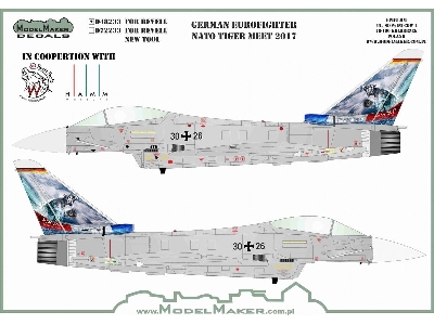 German Eurofighter Nato Tiger Meet 2017 (For Revell Kits) - zdjęcie 1