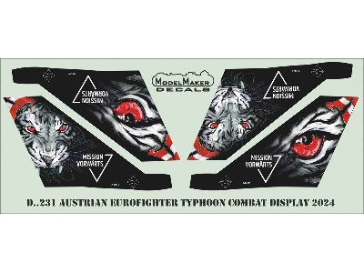 Austrian Eurofighter Typhoon Combat Display 2024 (For Revell Kits) - zdjęcie 3