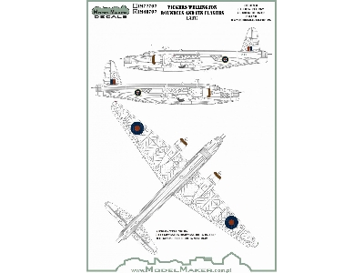 Vickers Wellington - Roundels And Fin Flashes Late (For Trumpeter Kits) - zdjęcie 1