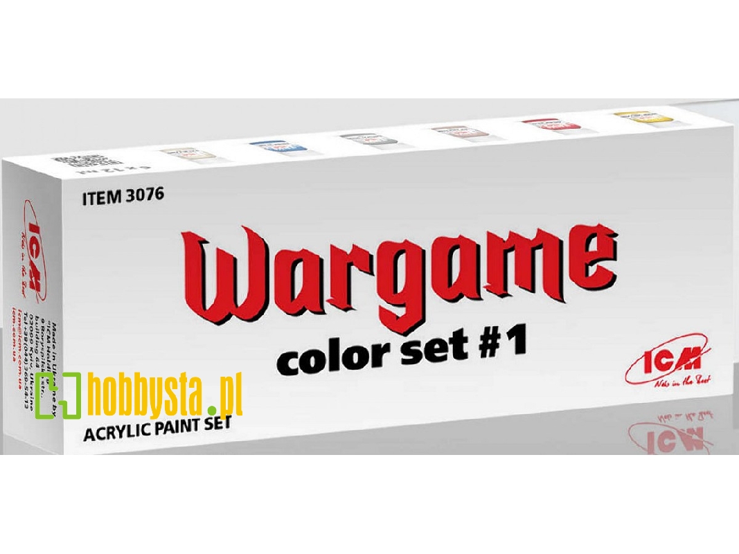 Acrylic Paints Set For Wargame #1 - zdjęcie 1 Acrylic Paints Set For Wargame #1 - zdjęcie 1