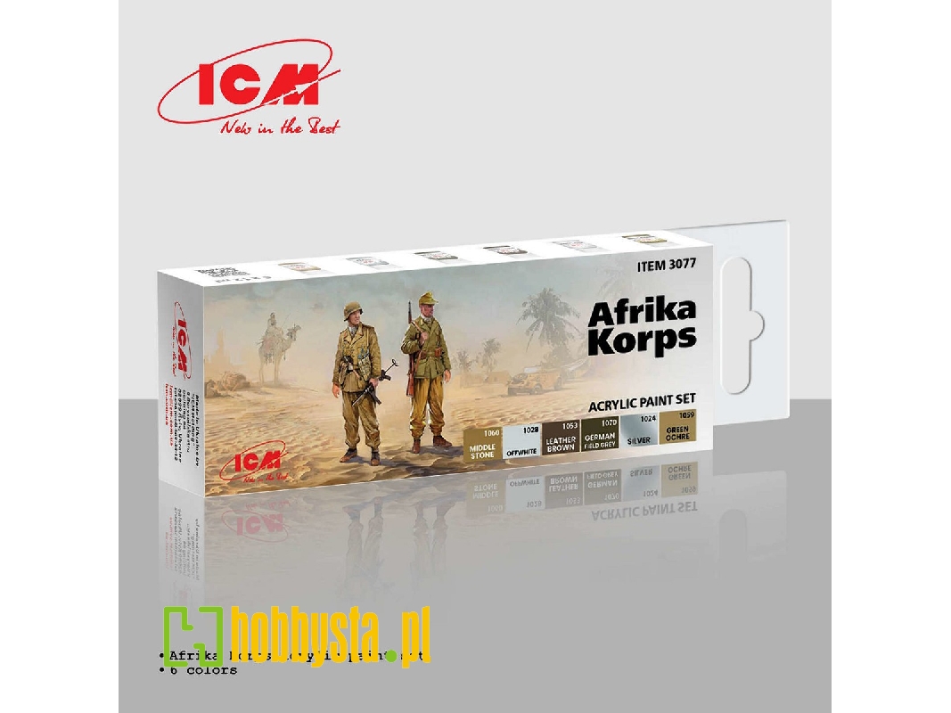 Acrylic Paint Set For Afrika Korps - zdjęcie 1 Acrylic Paint Set For Afrika Korps - zdjęcie 1