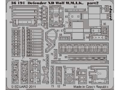  Defender XD Wolf W. M.I. K. 1/35 - Hobby Boss - blaszki - zdjęcie 3