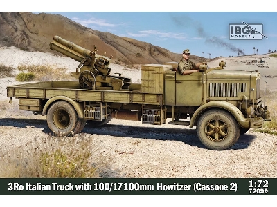 3ro Italian Truck With 100/17 100mm Howitzer (Cassone 2) - zdjęcie 1