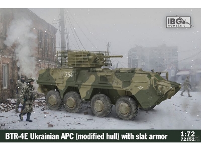 Btr-4 E Ukrainian Apc (Modified Hull) With Slat Armor - zdjęcie 1
