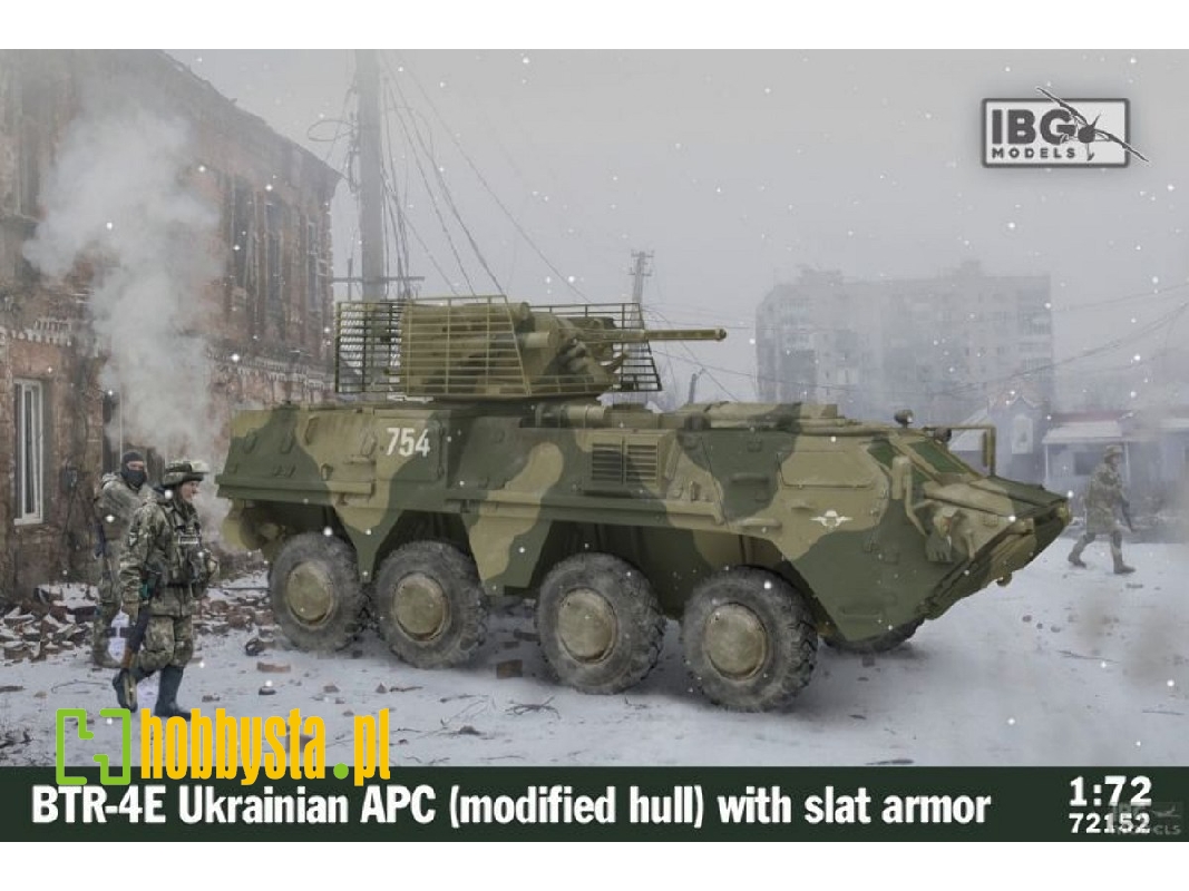 Btr-4 E Ukrainian Apc (Modified Hull) With Slat Armor - zdjęcie 1 Btr-4 E Ukrainian Apc (Modified Hull) With Slat Armor - zdjęcie 1