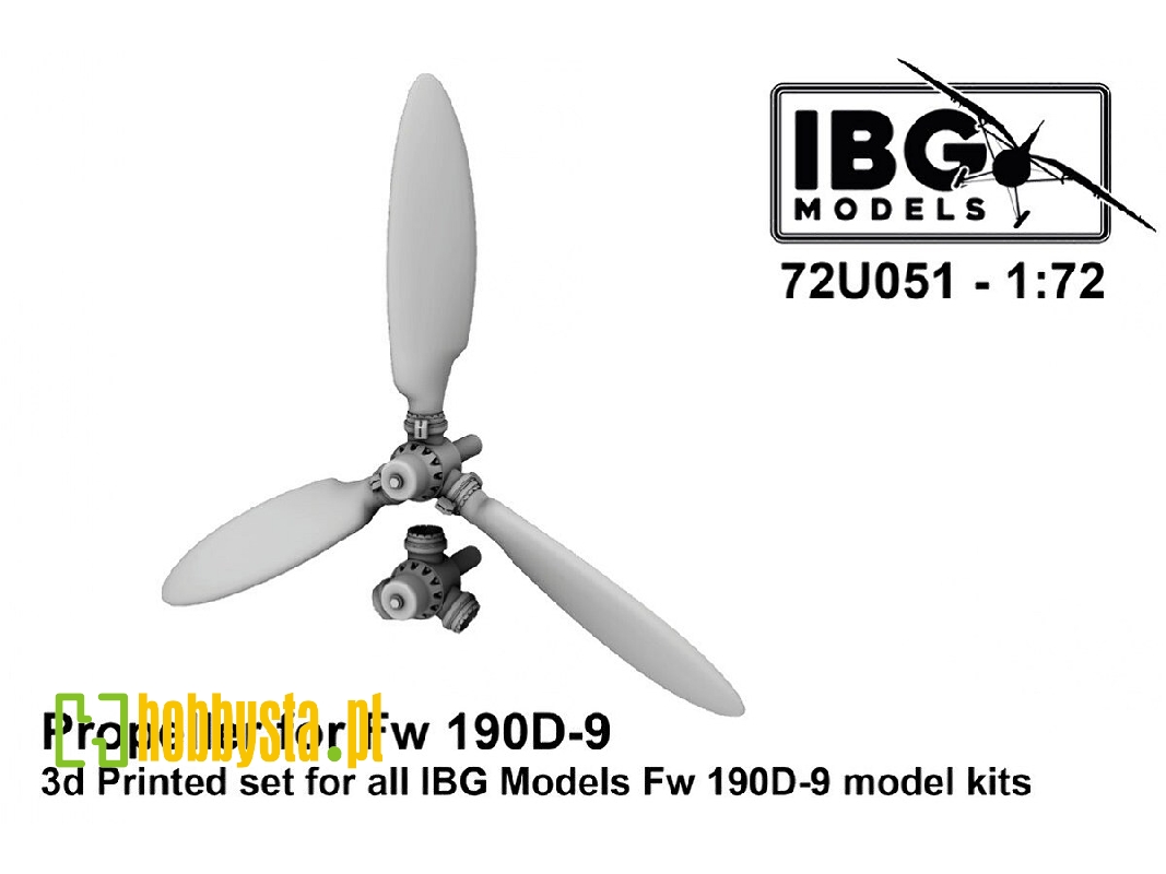 Focke-wulf Fw-190 D Family - Propeller Wooden (3d-printed + Decal / For Ibg Models Kits) - zdjęcie 1 Focke-wulf Fw-190 D Family - Propeller Wooden (3d-printed + Decal / For Ibg Models Kits) - zdjęcie 1