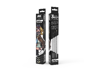 Tabletop Synthetic Brushes Set - zdjęcie 3