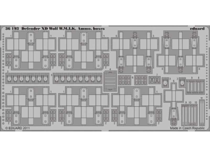  Defender XD Wolf W. M.I. K. Ammo Boxes 1/35 - Hobby Boss - blas - zdjęcie 1