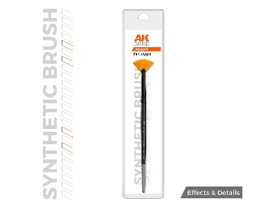 Ak Synthetic Brush - Fan Shape - zdjęcie 1