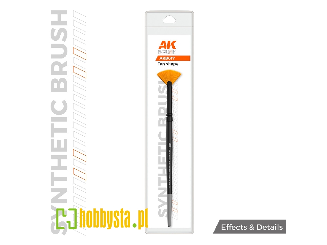 Ak Synthetic Brush - Fan Shape - zdjęcie 1 Ak Synthetic Brush - Fan Shape - zdjęcie 1