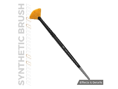 Ak Synthetic Brush - Fan Shape - zdjęcie 3