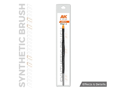 Ak Synthetic Brush - Filbert 6 - zdjęcie 1