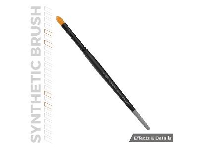 Ak Synthetic Brush - Filbert 6 - zdjęcie 3